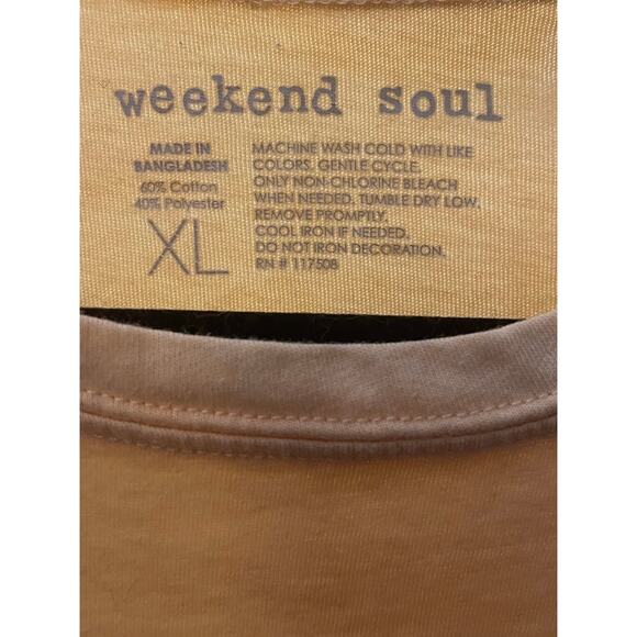 Yellow Yellowstone Wyoming Crop Top, Size XL by Weekend Soul, Looks Vintage - Picture 3 of 4